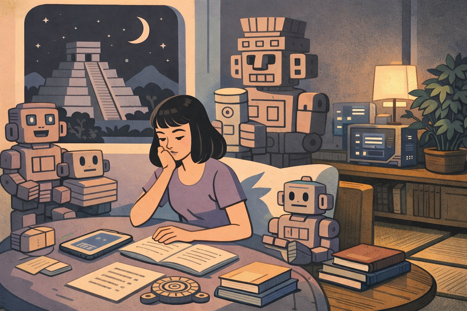 AI and Culture — globe with interconnected cultural symbols